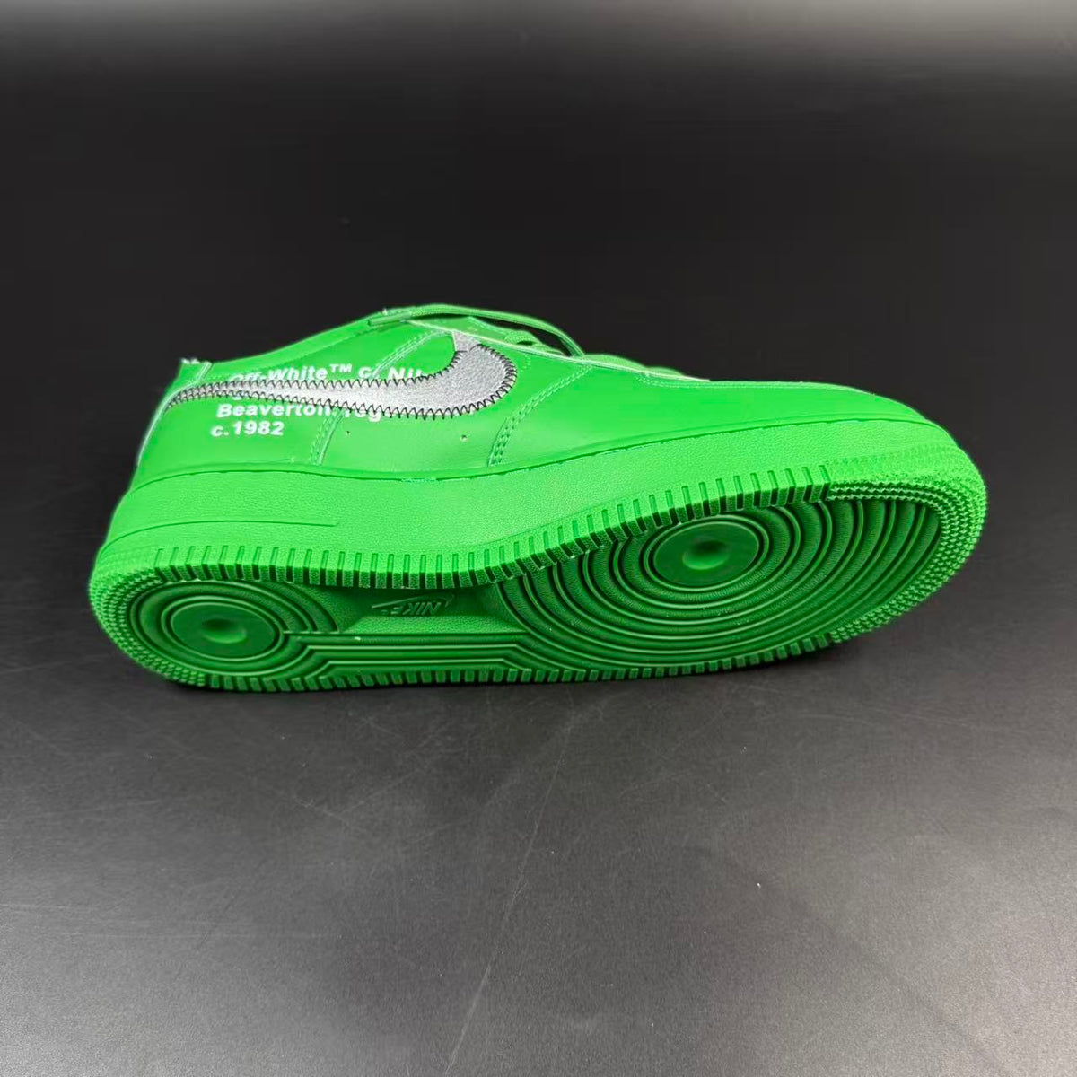 AF1 OFF-W. LIGHT GREEN SPARK