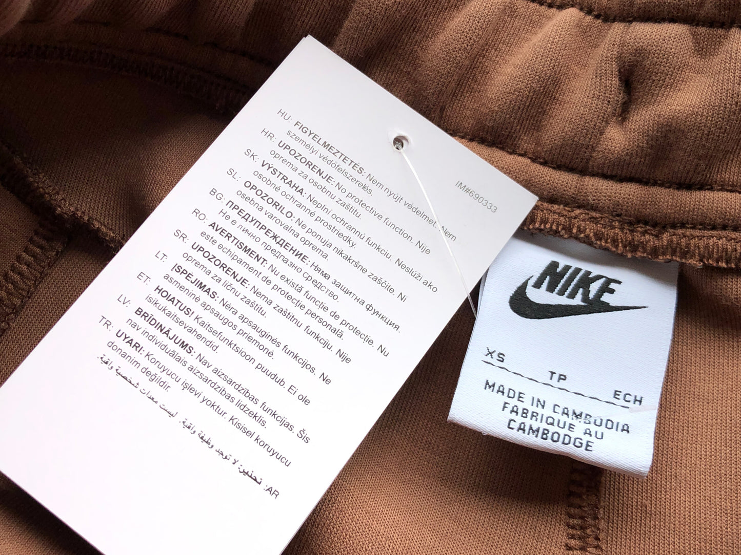 NK TECH FLEECE – BROWN CARAMEL (completa)