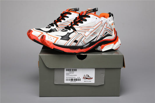 Balenciaga Runner Sneakers White Orange Black – Uomo Donna | Taglie 35–45
