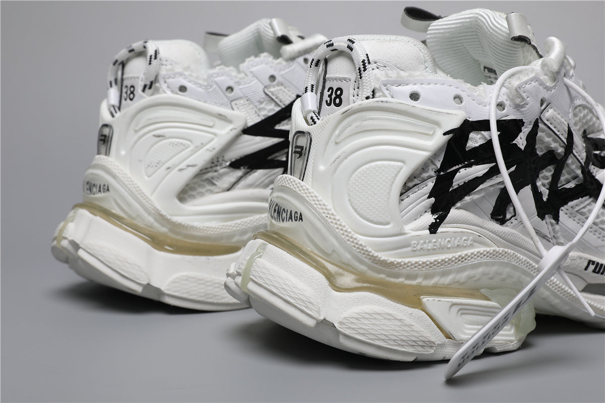 Balenciaga Runner Sneakers White Graffiti Black – Uomo Donna | Taglie 35–45