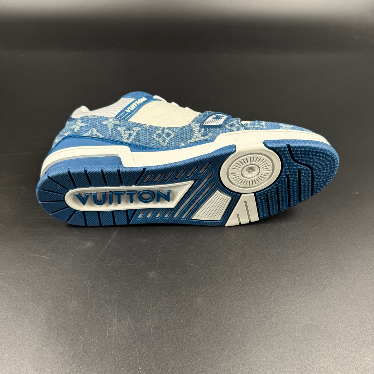 Trainer Monogram Denim White Blue