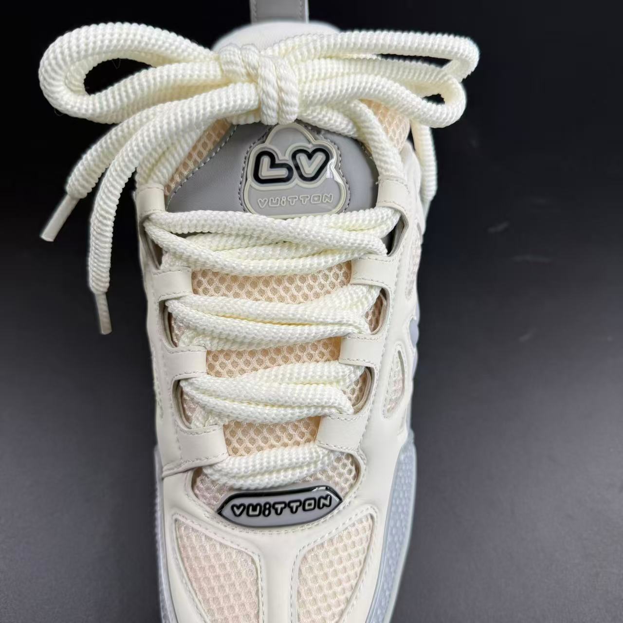 Skate Sneaker Grey-White
