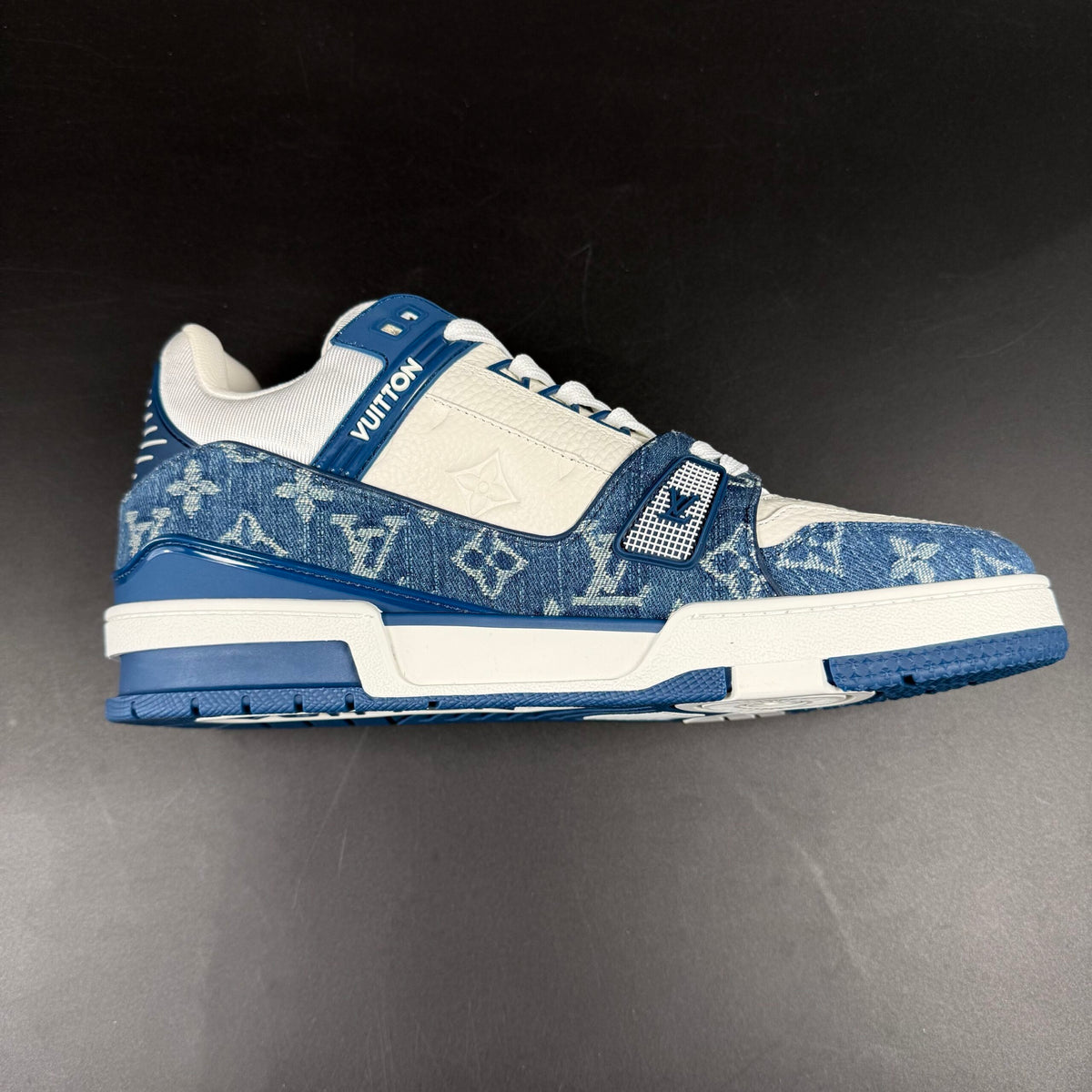 Trainer Monogram Denim White Blue