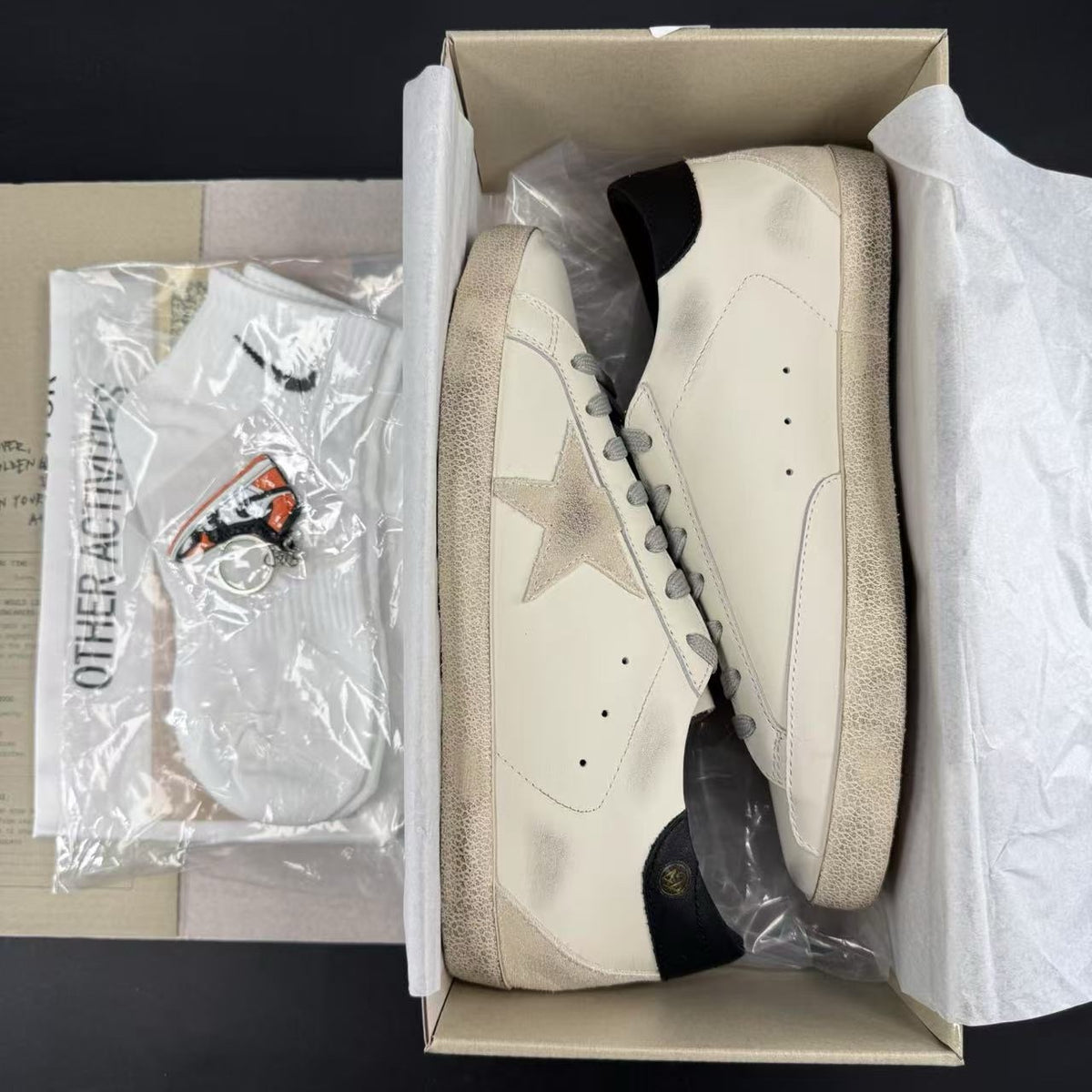 GOLDEN GOOSE TALLONCINO NERO