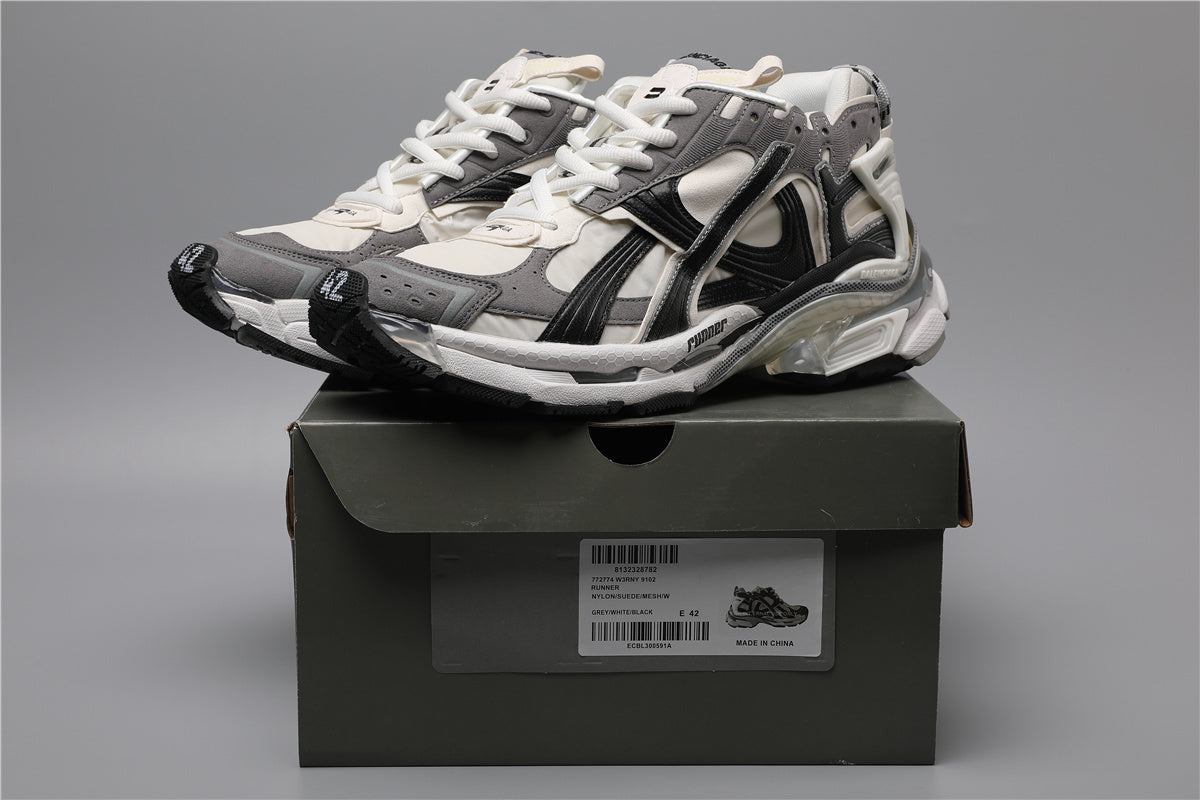 Balenciaga Runner Sneakers Grey White Black – Uomo Donna | Taglie 35–46