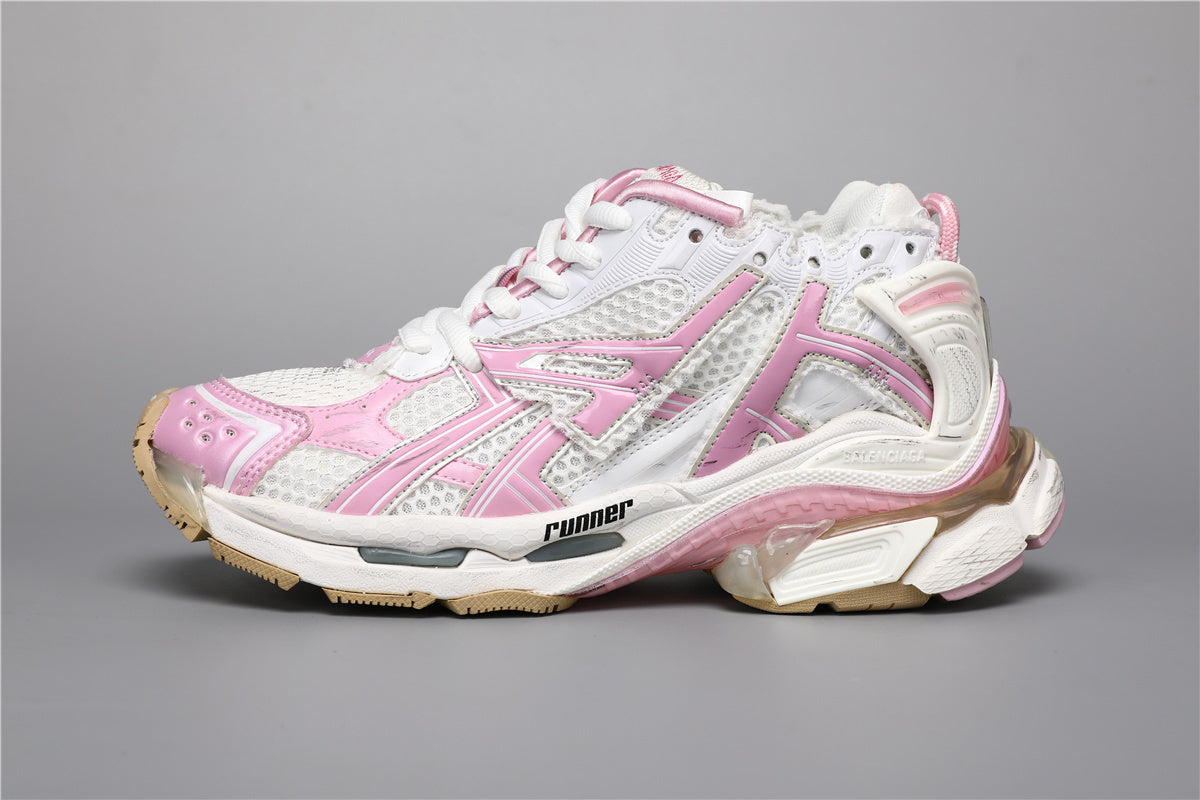 Balenciaga Runner Sneakers White Pink Beige – Donna Uomo | Taglie 35–41