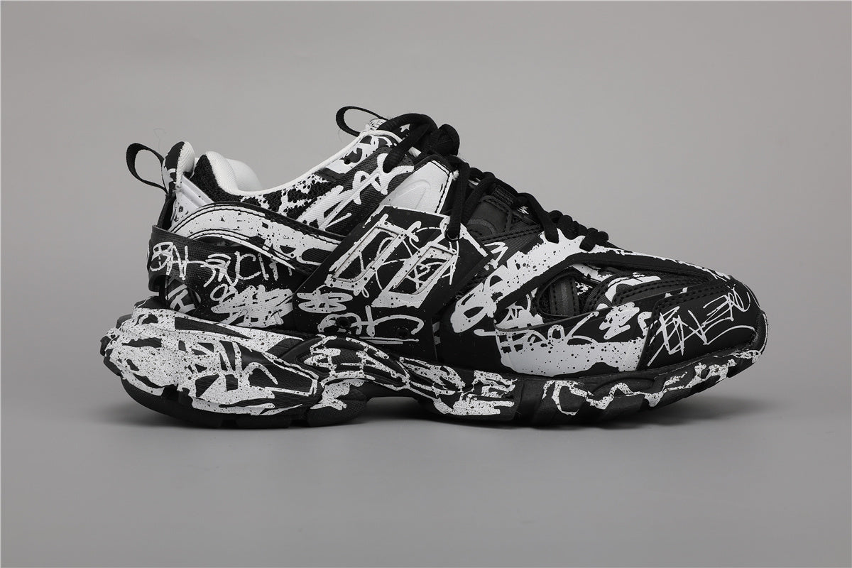 Balenciaga Track Sneakers Graffiti Black White – Uomo Donna | Taglie 35–45