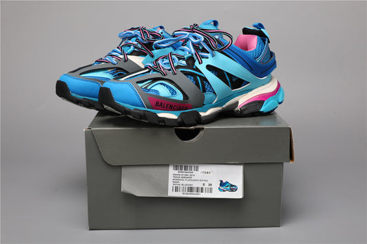 Balenciaga Track Sneakers Multicolor Blue Pink – Uomo Donna | Taglie 35–45