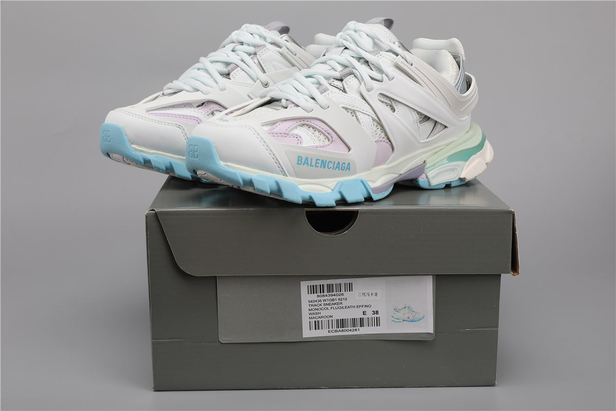Balenciaga Track Sneakers Macaron White Pastel – Uomo Donna | Taglie 35–45