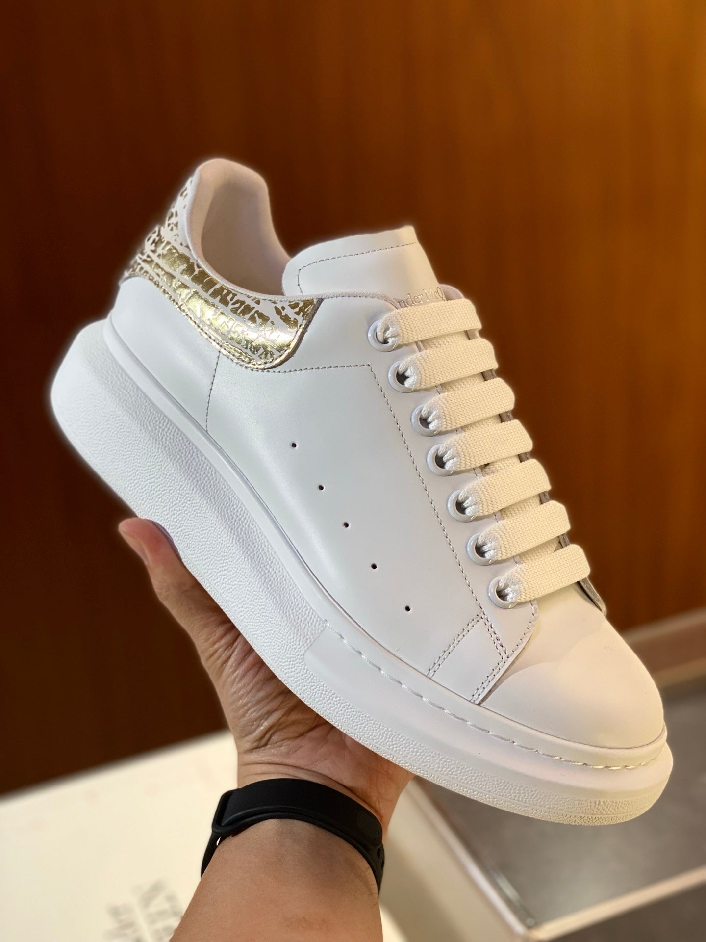 Alexander McQueen Oversized Sneakers — Graffiti Edition)