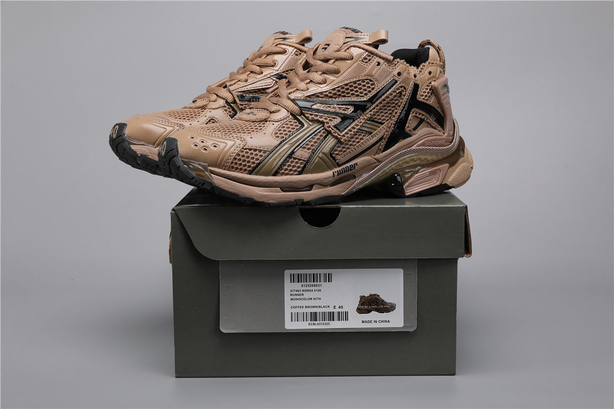 Balenciaga Runner Sneakers Coffee Brown – Uomo Donna | Taglie 35–46