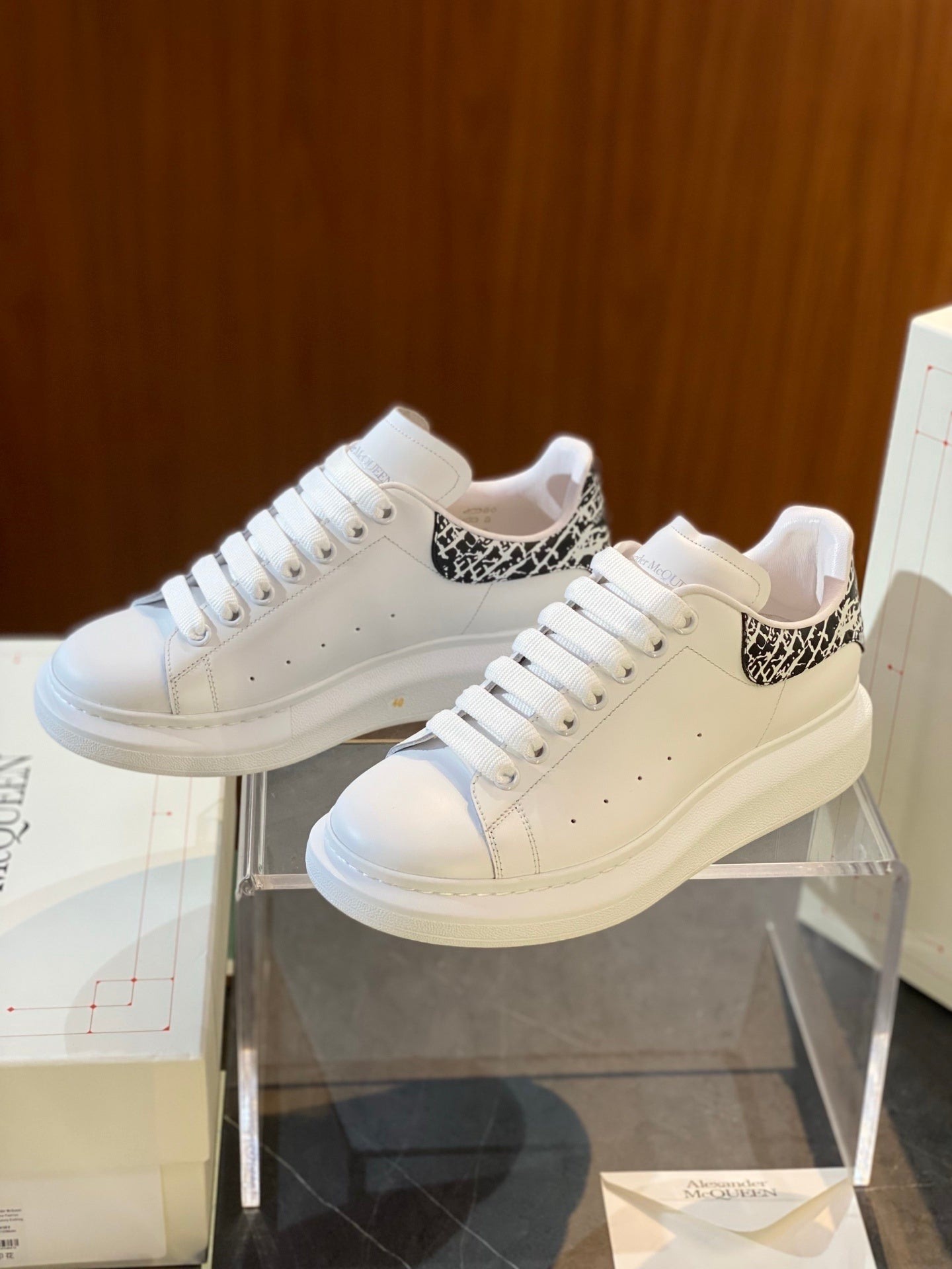 Alexander McQueen Oversized Sneakers — Graffiti Edition)