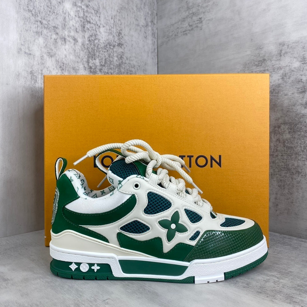 Louis Vuitton Skate Green White — Monogram Edition