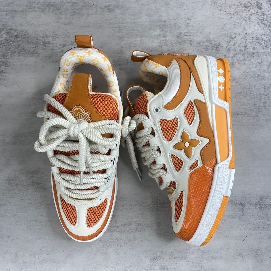 Louis Vuitton Skate Orange White — Monogram Edition