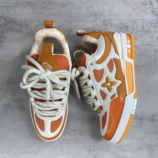 Louis Vuitton Skate Orange White — Monogram Edition