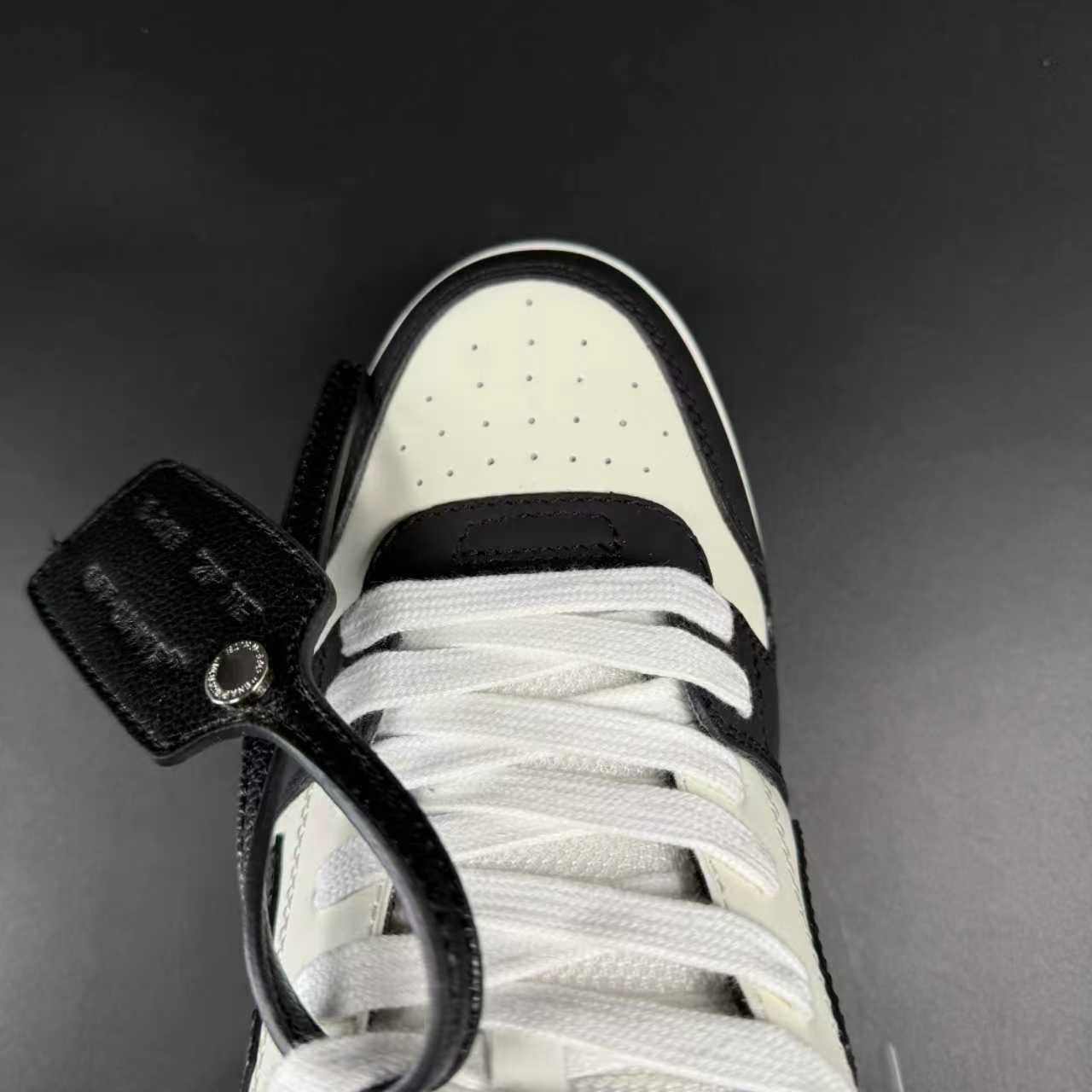 OFF-WHITE OUT OF OFFICE “OOO” CALF LEATHER BLACK