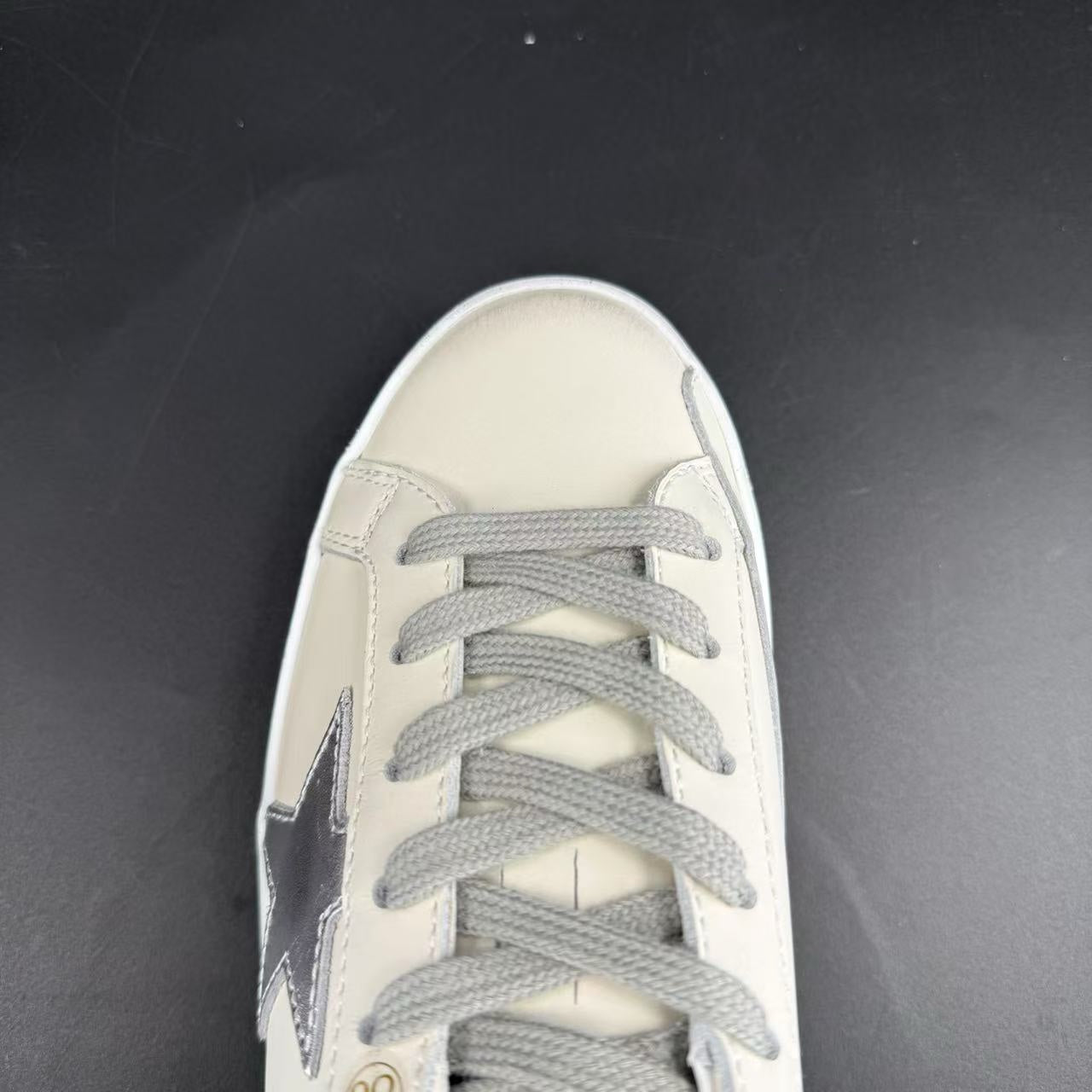 GOLDEN GOOSE FOXING SPARCLE ARGENTO