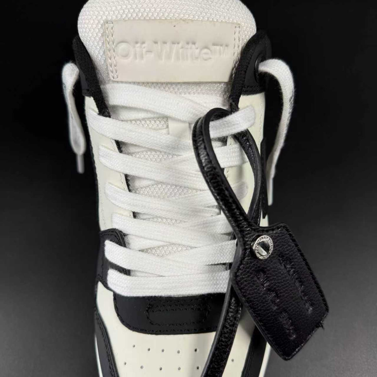 OFF-WHITE OUT OF OFFICE “OOO” CALF LEATHER BLACK