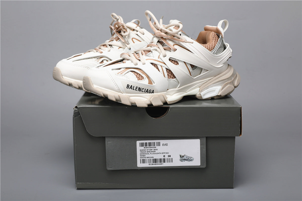 Balenciaga Track Sneakers White Nude Mesh – Uomo Donna | Taglie 35–45