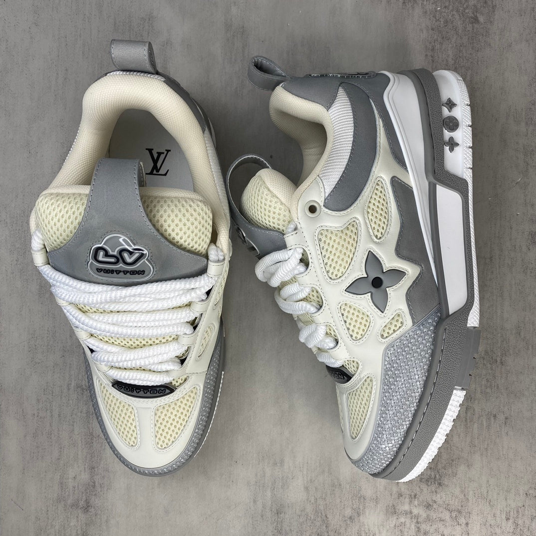 Louis Vuitton Skate Grey Cream — Premium Edition