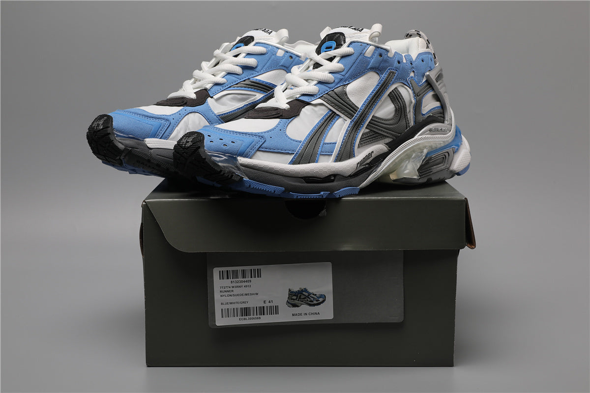 Balenciaga Runner Sneakers Blue White Grey – Uomo Donna | Taglie 35–46