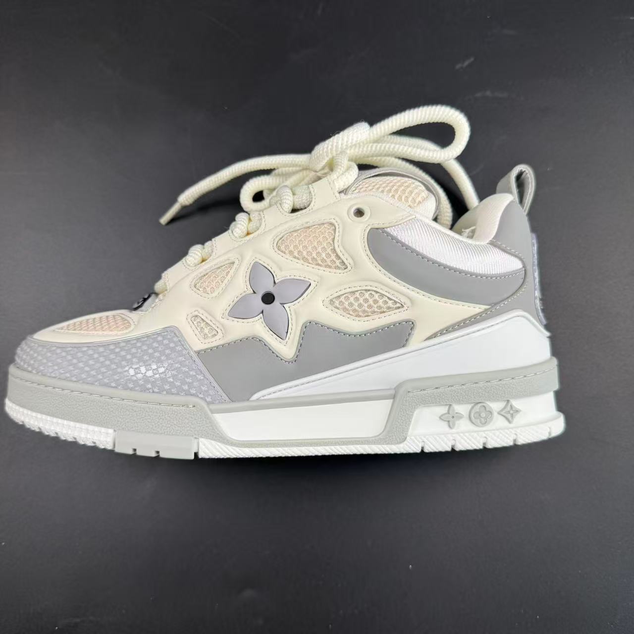 Skate Sneaker Grey-White