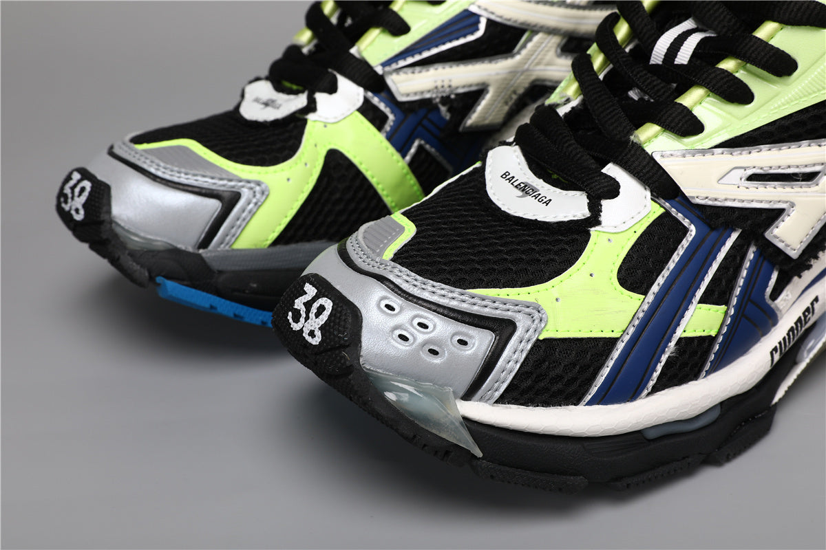 Balenciaga Runner Sneakers Black Green – Uomo Donna | Taglie 35–45