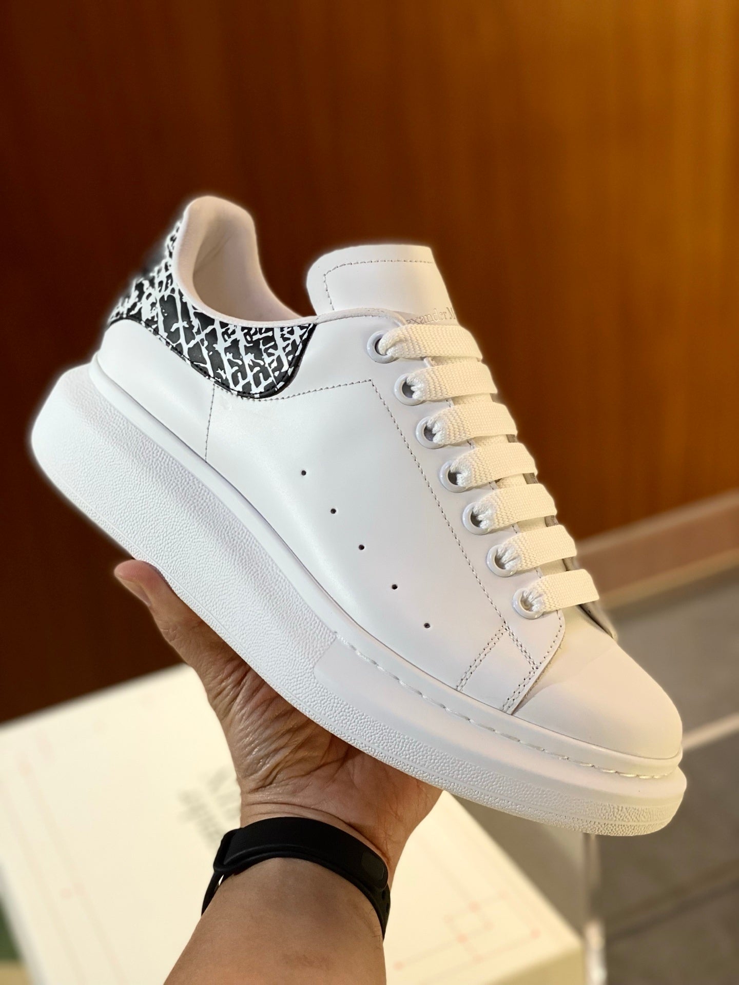 Alexander McQueen Oversized Sneakers — Graffiti Edition)