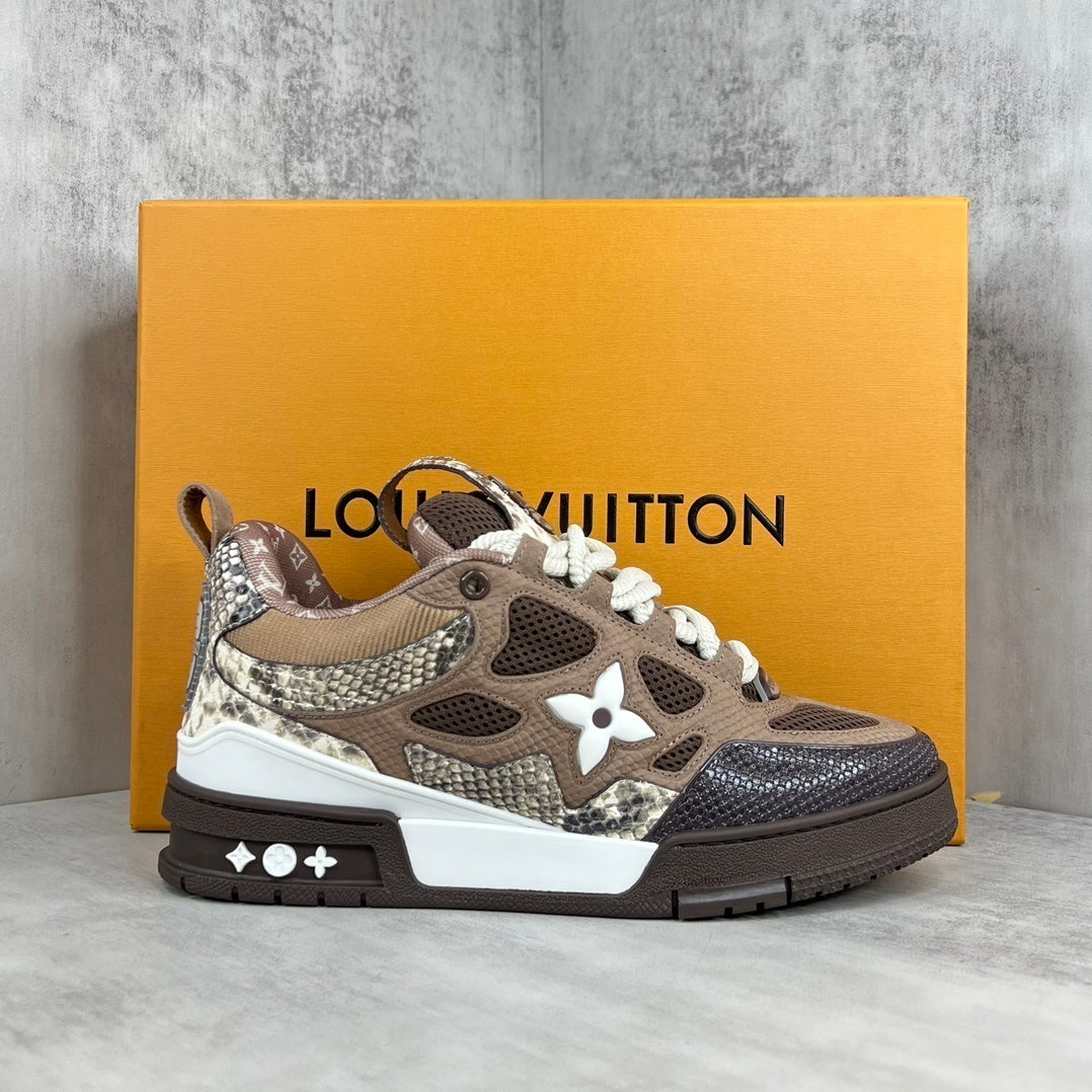 Louis Vuitton Skate Brown Snake — Premium Edition