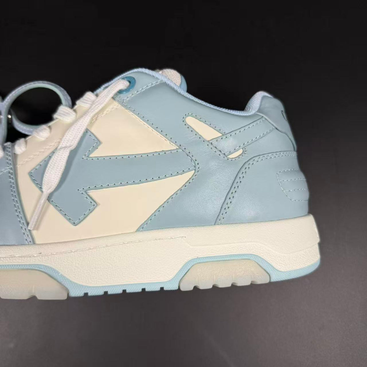 OFF-WHITE OUT OF OFFICE “OOO” CALF LEATHER LIGHT BLUE