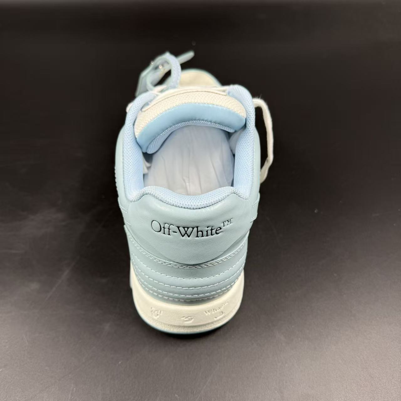 OFF-WHITE OUT OF OFFICE “OOO” CALF LEATHER LIGHT BLUE