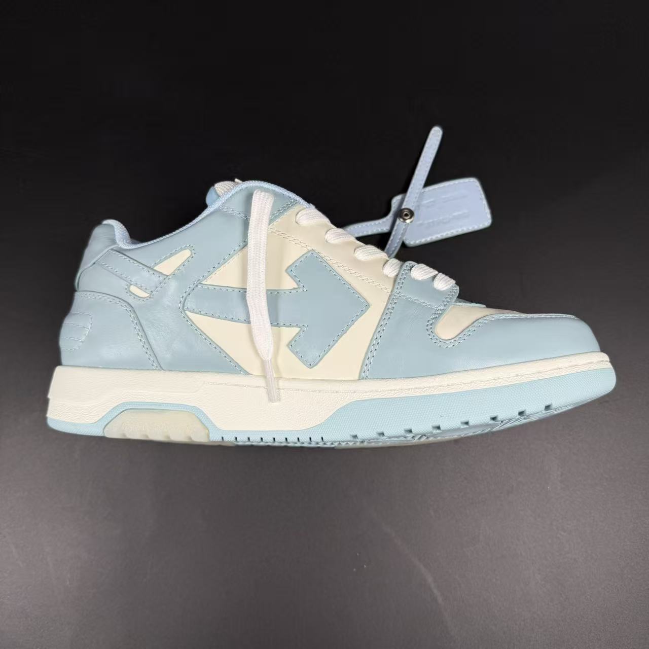 OFF-WHITE OUT OF OFFICE “OOO” CALF LEATHER LIGHT BLUE