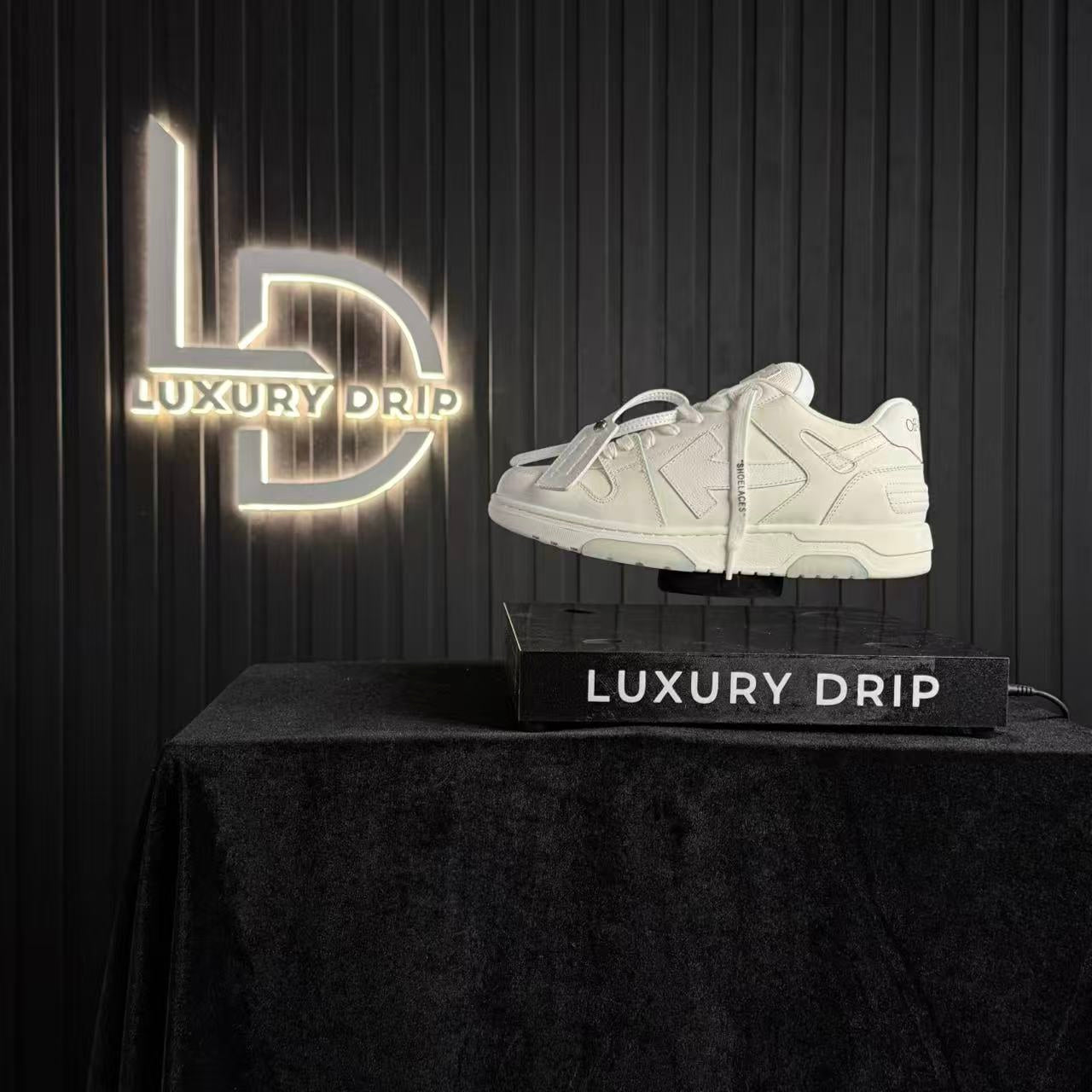 OFF-WHITE OUT OF OFFICE “OOO” CALF LEATHER WHITE