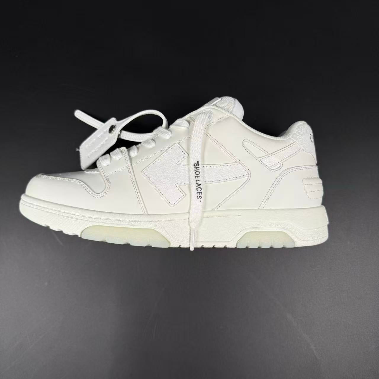 OFF-WHITE OUT OF OFFICE “OOO” CALF LEATHER WHITE