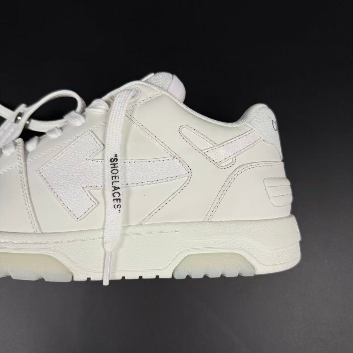 OFF-WHITE OUT OF OFFICE “OOO” CALF LEATHER WHITE