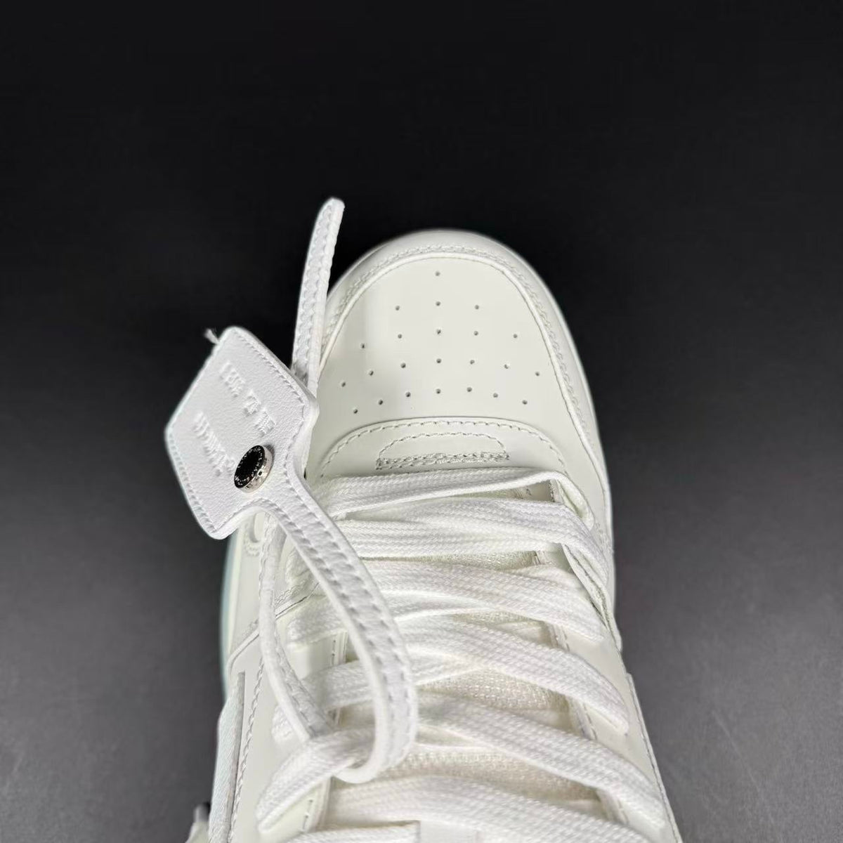 OFF-WHITE OUT OF OFFICE “OOO” CALF LEATHER WHITE