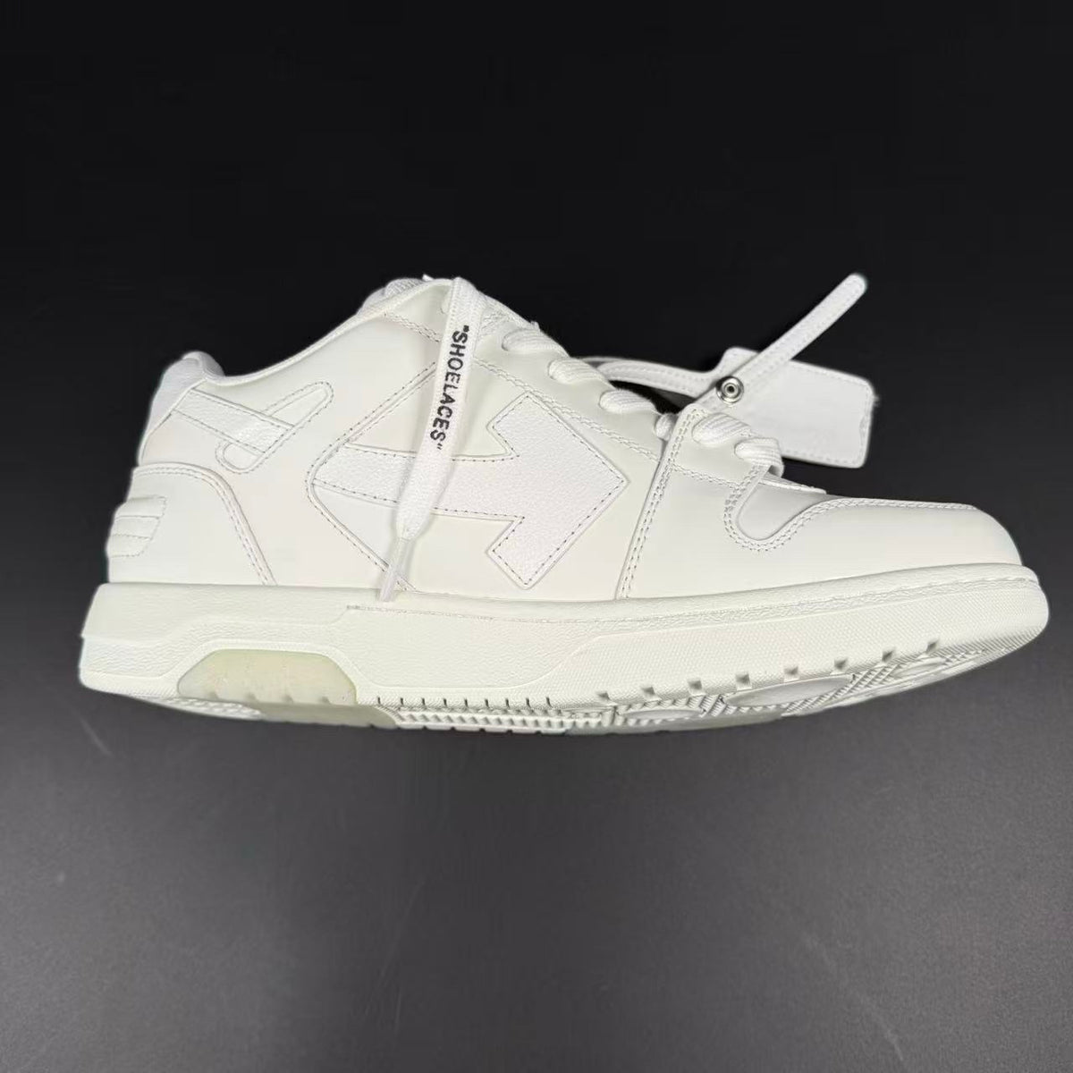 OFF-WHITE OUT OF OFFICE “OOO” CALF LEATHER WHITE