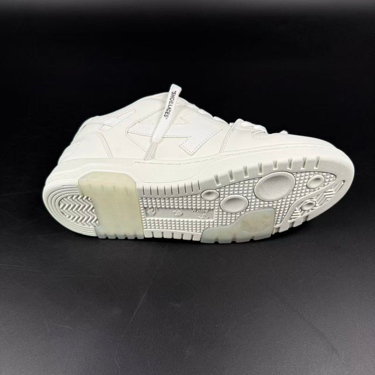 OFF-WHITE OUT OF OFFICE “OOO” CALF LEATHER WHITE