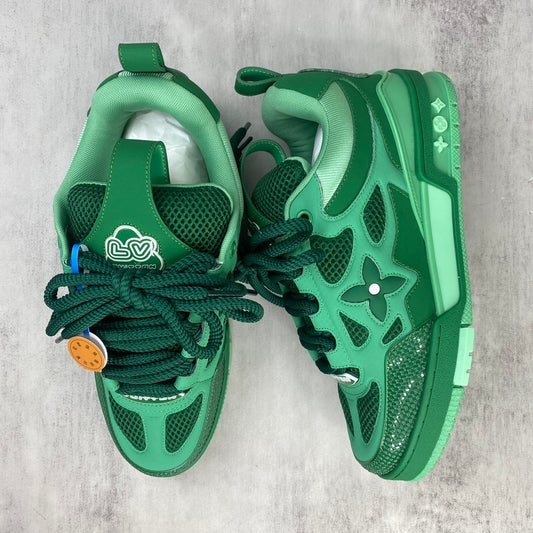 Louis Vuitton Skate Green Crystal — Premium Edition)