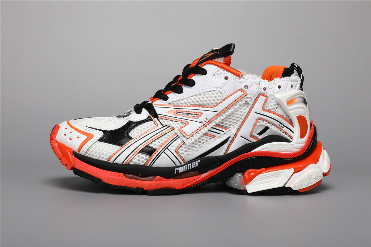 Balenciaga Runner Sneakers White Orange Black – Uomo Donna | Taglie 35–45