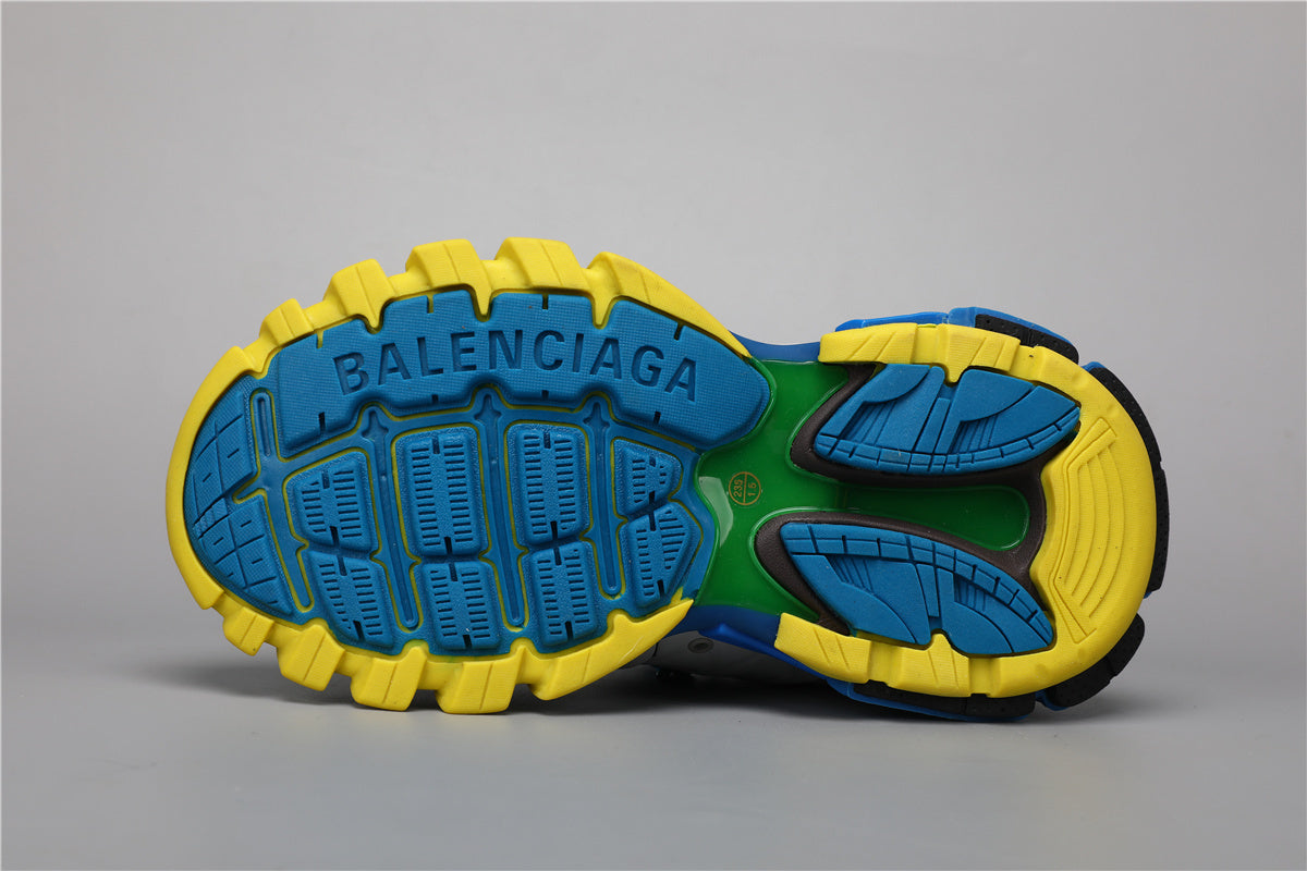 Balenciaga Track Sneakers Grey Blue Yellow – Uomo Donna | Taglie 35–45