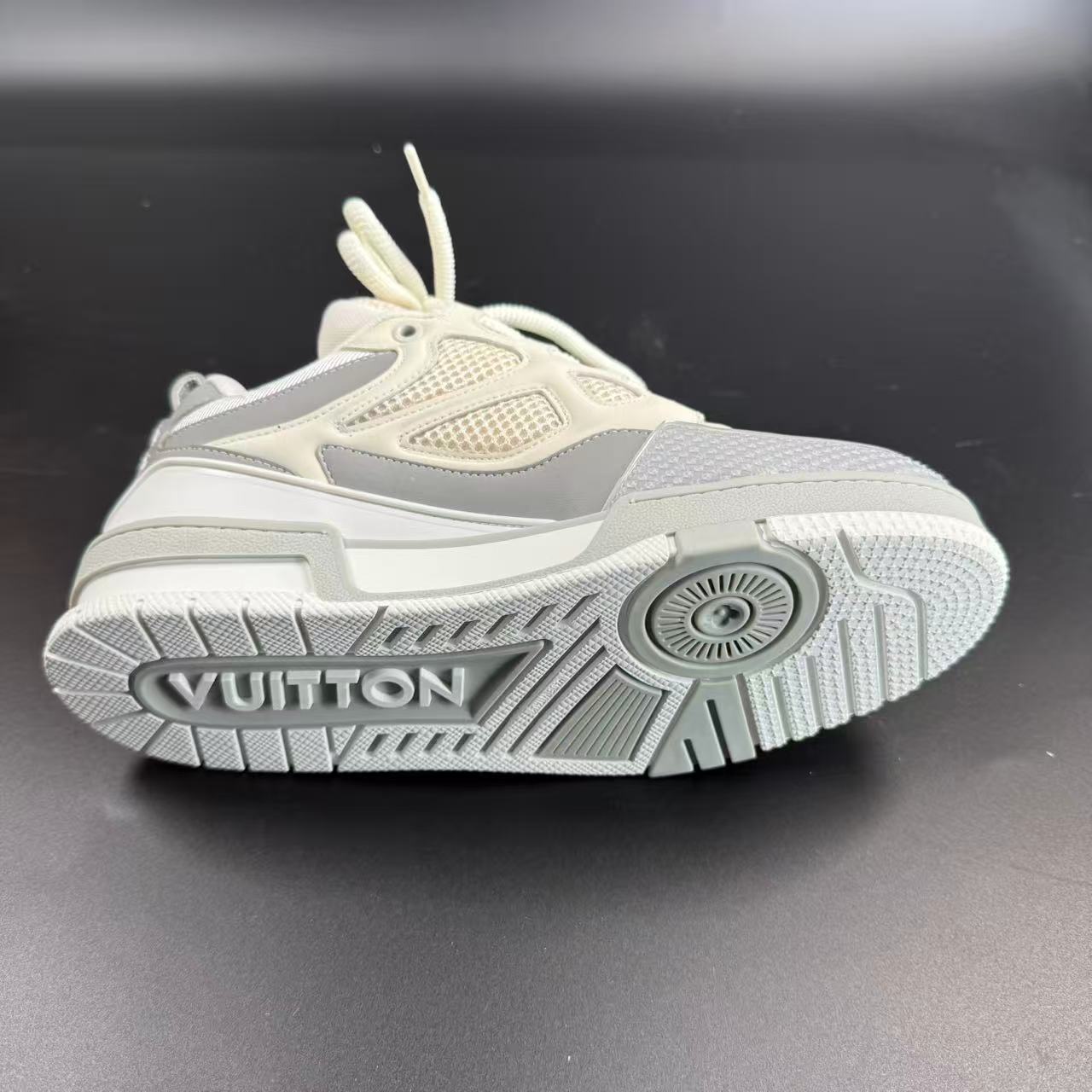 Skate Sneaker Grey-White