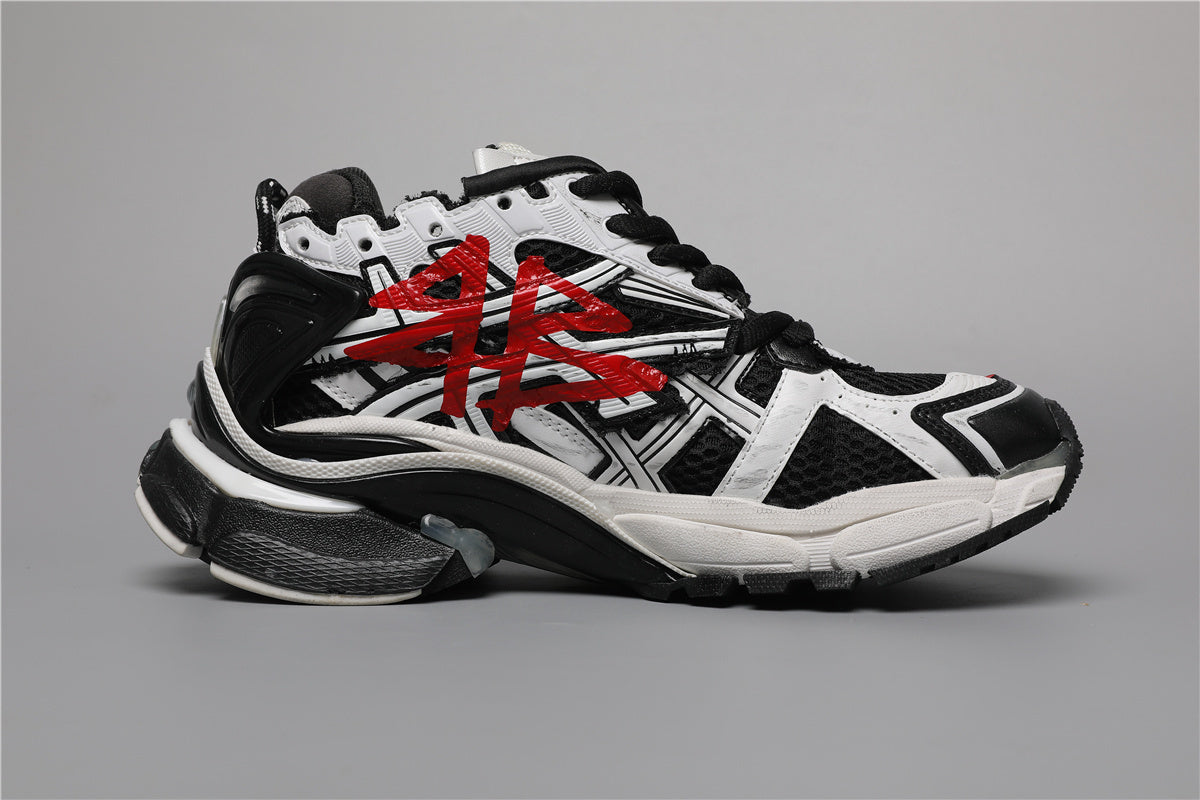 Balenciaga Runner Sneakers Black White Graffiti Red – Uomo Donna | Taglie 35–45