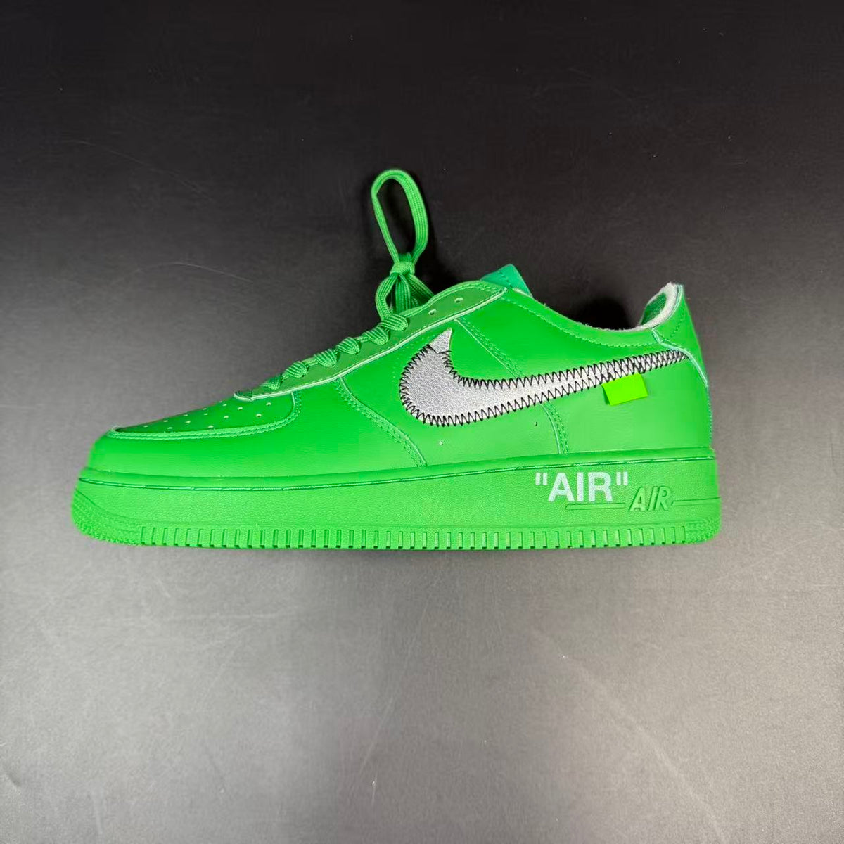 AF1 OFF-W. LIGHT GREEN SPARK