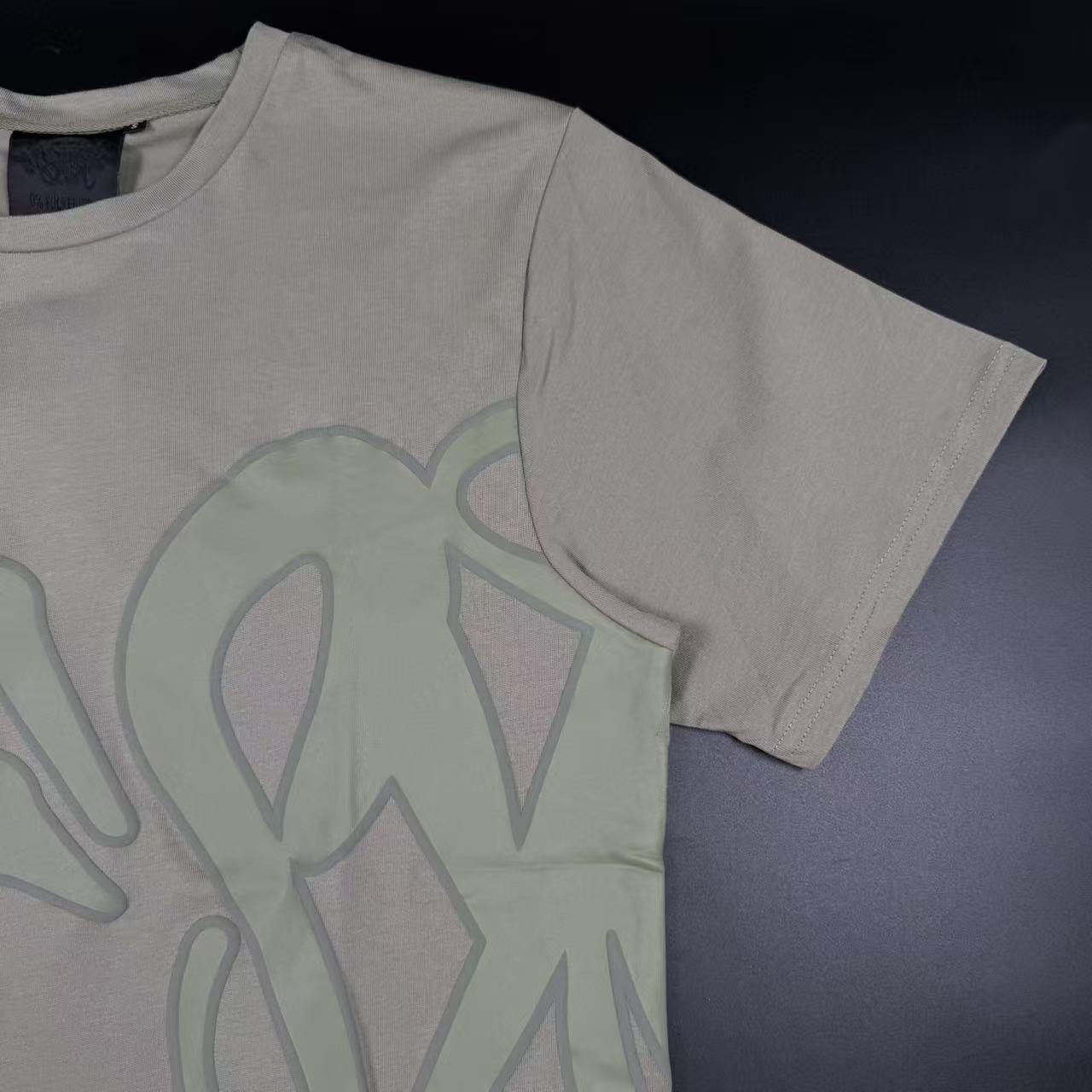 SYNA WORLD LOGO T-SHIRT – SHORT SET – SAGE/KHAKI