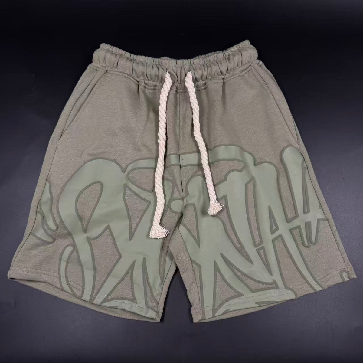 SYNA WORLD LOGO T-SHIRT – SHORT SET – SAGE/KHAKI