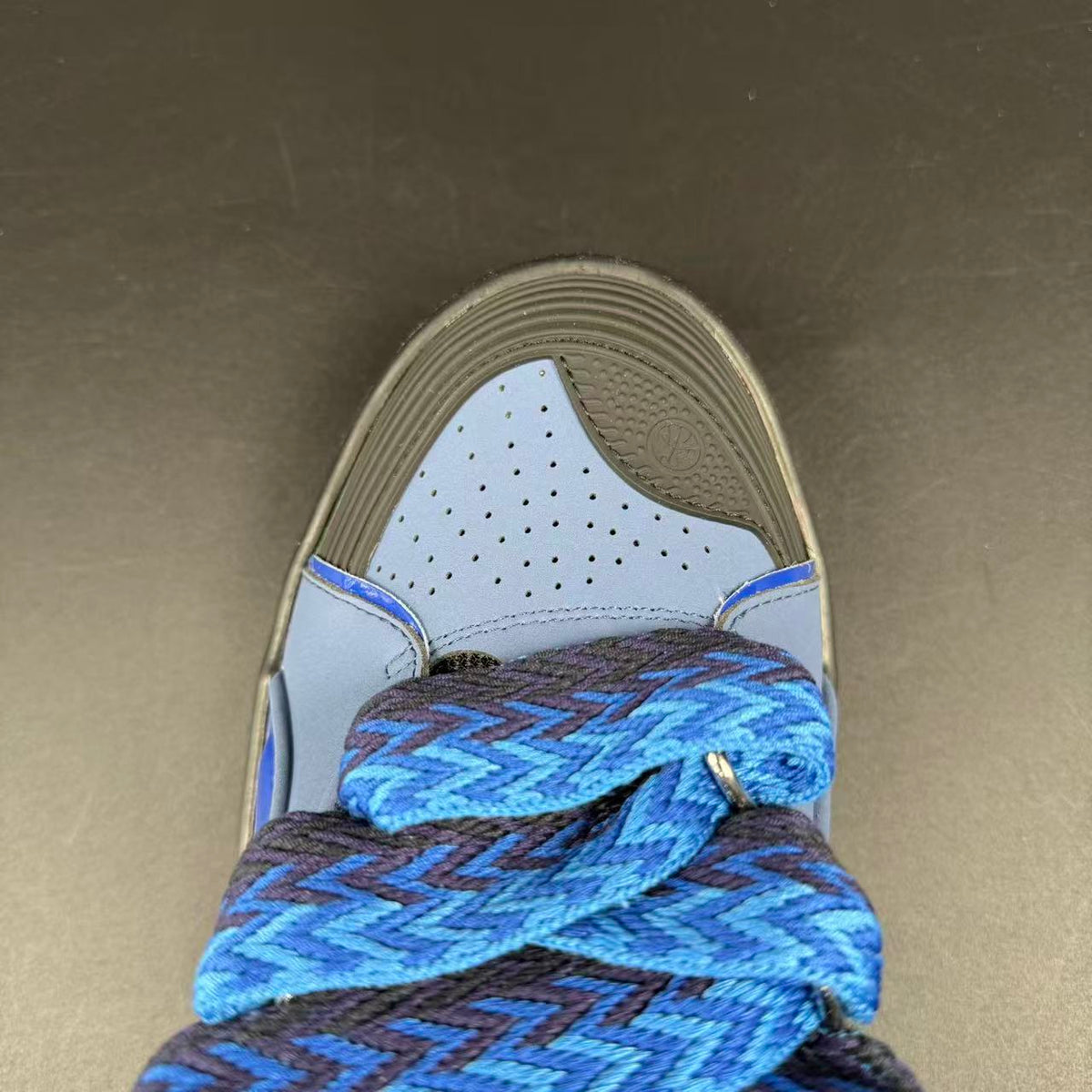 Curb rhinestone-embellished Blue