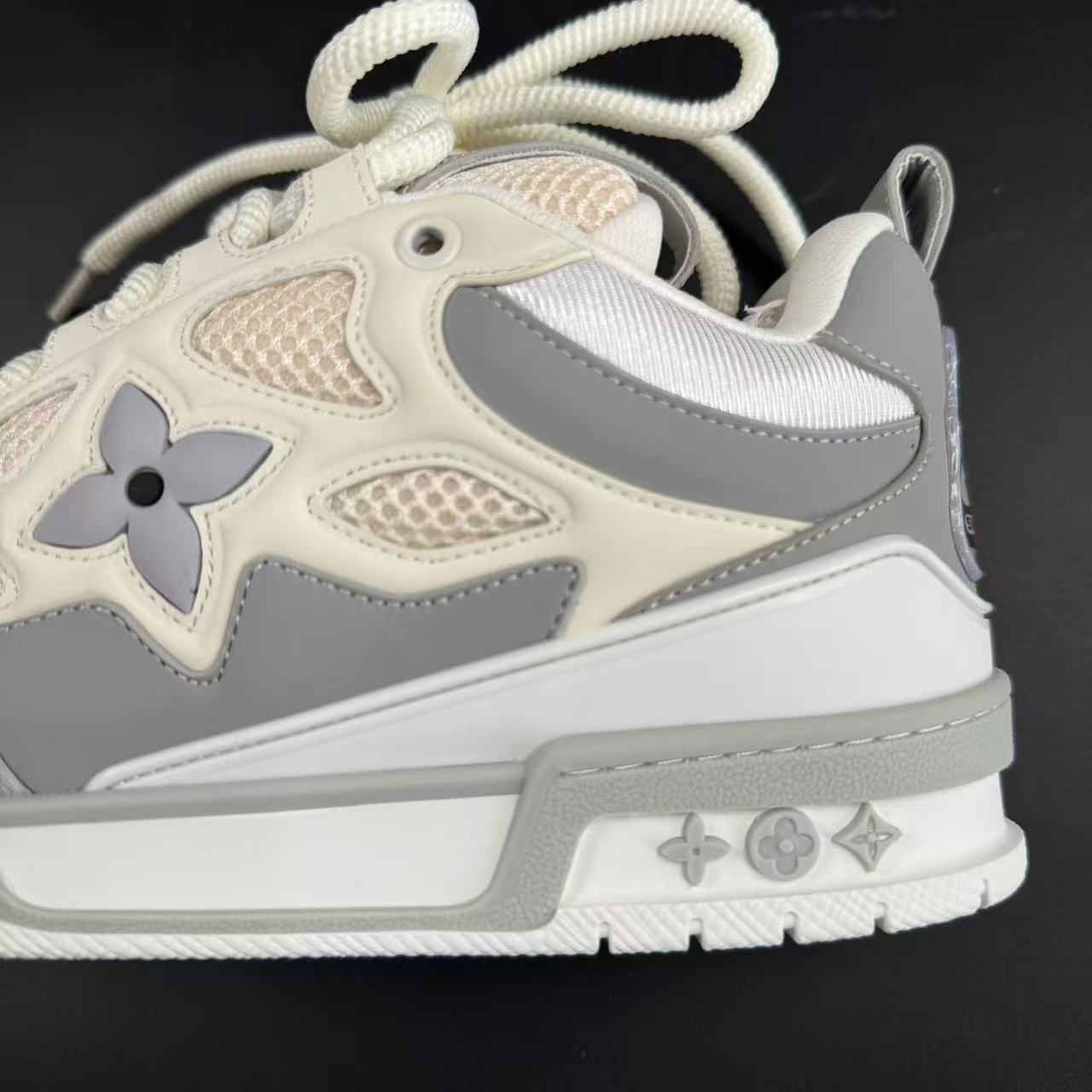 Skate Sneaker Grey-White