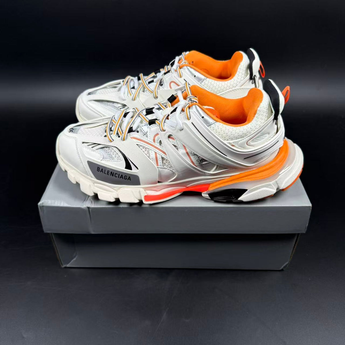 track white orange