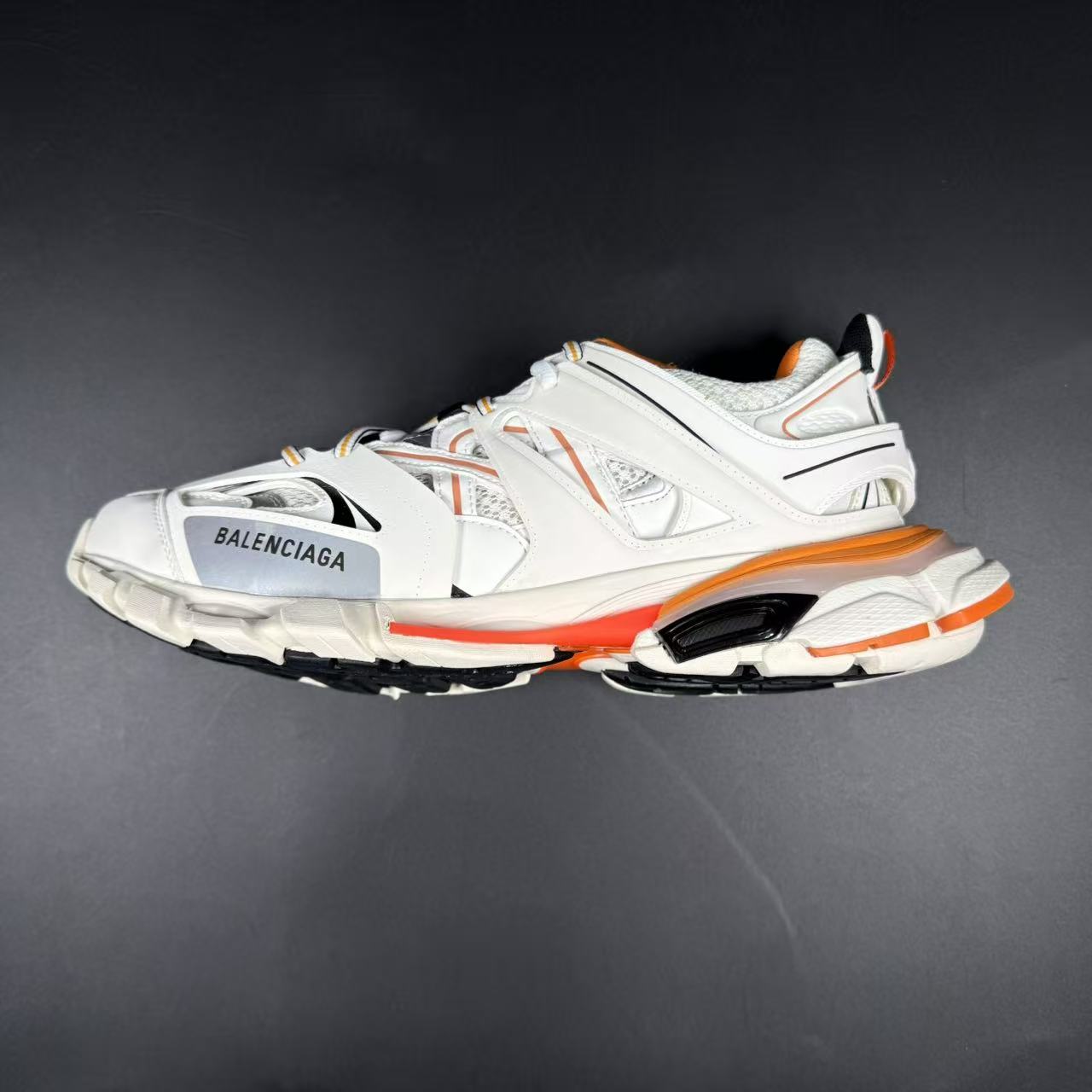 track white orange